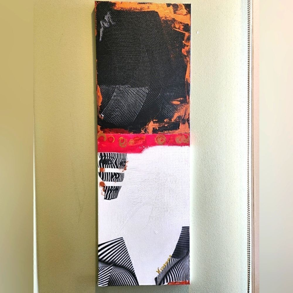 Abstract Artwork Contemporary Original with Artist Signature.
